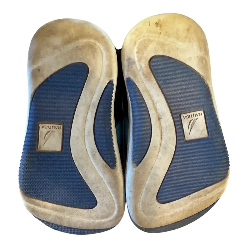 Nautica Toddler Boys Size 6 Navy Blue Sport Sandals Adjustable Straps